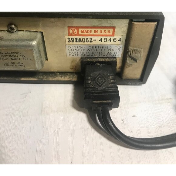 Johnson Duo-Scan FM Monitor Receiver Model 241-0390 30-50 MHz 150-174 MHz - Picture 9 of 14